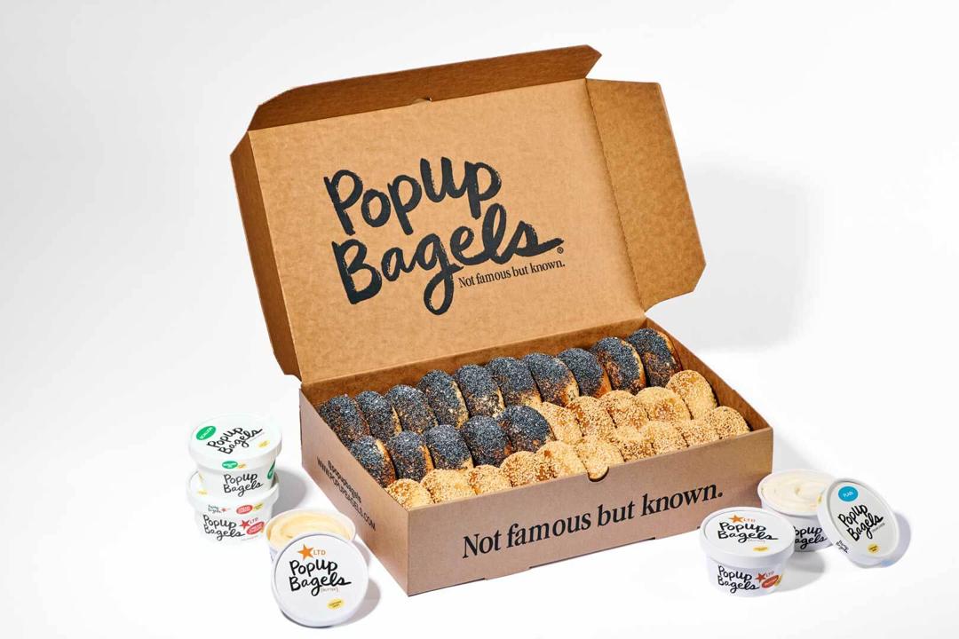 Black & White Bagel Box